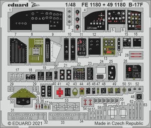 Cockpit Eduard 491180 B-17F HKM 1/48 – image 2
