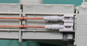 Eureka XXL ER-3575 K2 Black Panther MBT Towing Cables &amp;amp; Holders (Academy) 1/35 – immagine 4