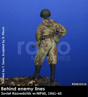RADO Miniatures RDM35019 Soviet Razvedchik w/MP40, (1941-45) 1/35 – Bild 4