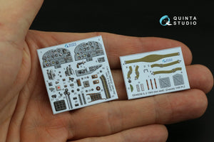 Quinta Studio QD48236 IL-2 1943 (two-seat) 3D-Printed &amp;amp; coloured Interior on decal paper (for Zvezda kit) 1/48 – Bild 2