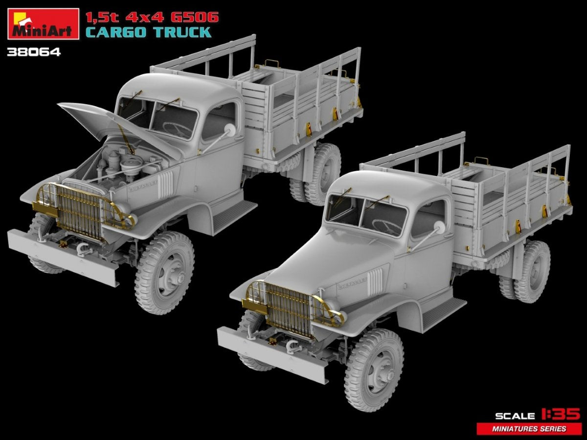 MiniArt 38064 1,5t 4×4 G506 CARGO TRUCK 1/35 – imagen 9