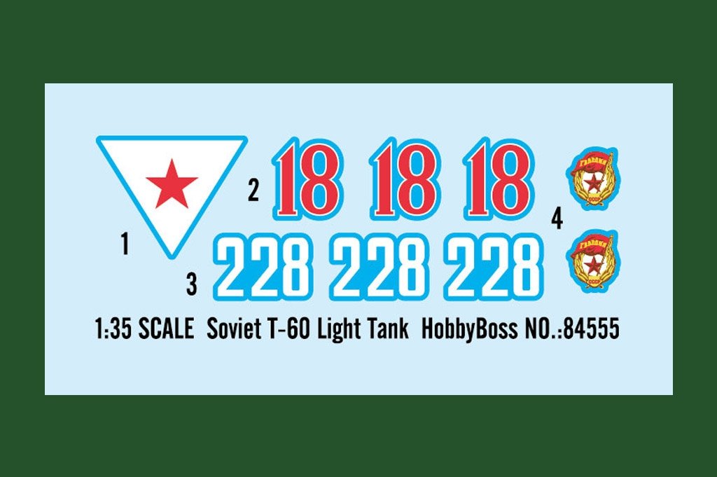 Hobby Boss 84555 Soviet T-60 Light Tank 1/35 – immagine 4