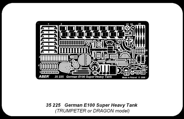 Aber 35225 German super heavy tank E100 1/35 – immagine 5