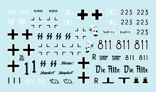 Star Decals 35-842 Waffen-SS StuG # 1 1/35 – immagine 3