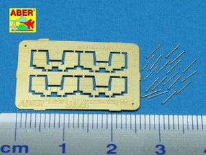 Aber 350L-47 Set of 16 pcs 2cm barrels for German Flakvierling 38 with shields 1/350 – imagen 2