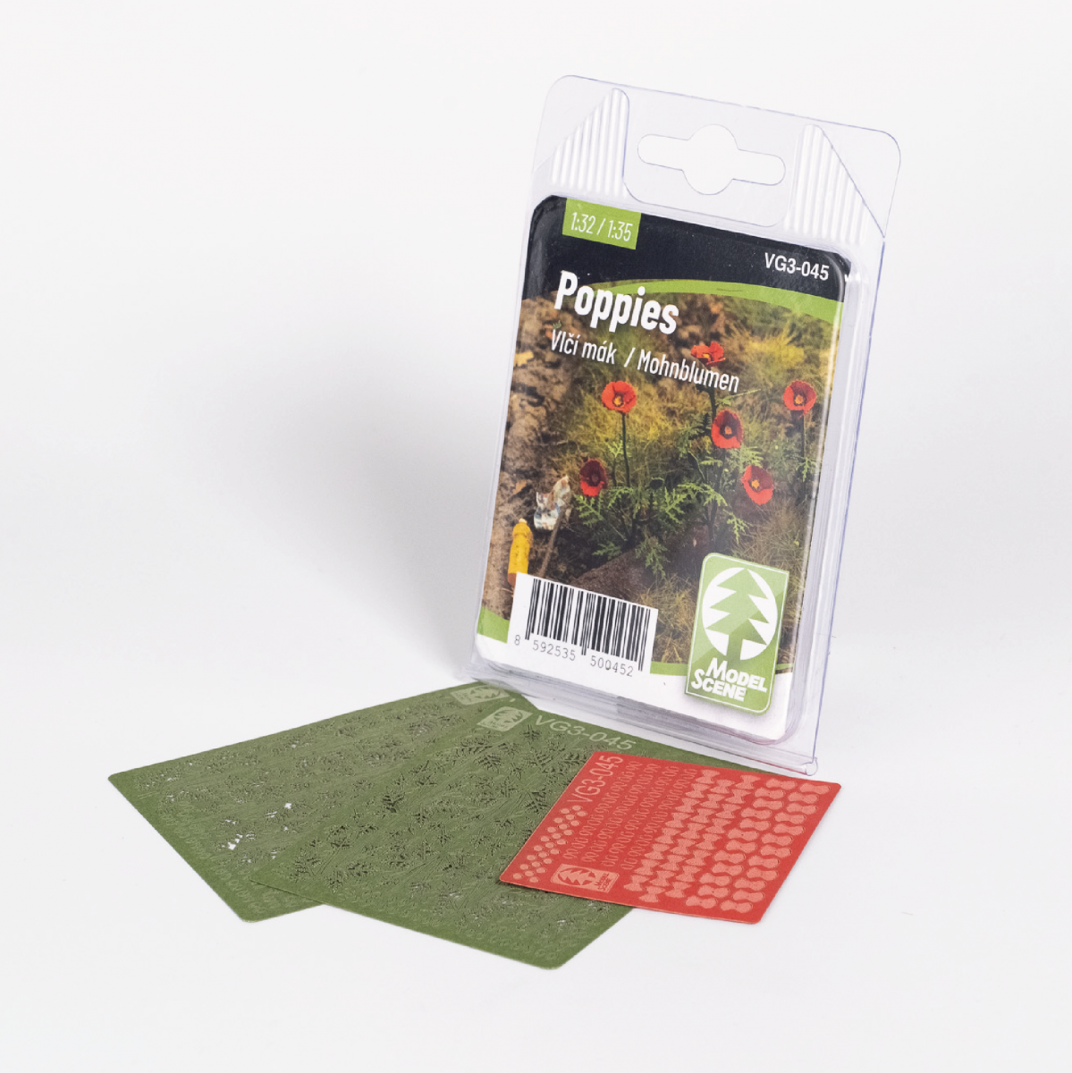 Model Scene VG3-045 Poppies 1/32 1/35 – zdjęcie 2