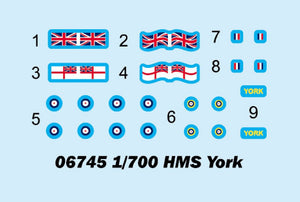 Trumpeter 06745 HMS York 1/700 – Bild 3