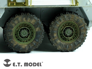 E.T. Model ER35-010 US ARMY Stryker Armored Vehicle Weighted Road Wheels For TRUMPETER 1/35 – zdjęcie 3