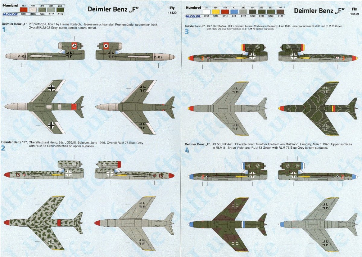 Fly 14429 Daimler Benz Projecct F - German Service 1/144 – immagine 2