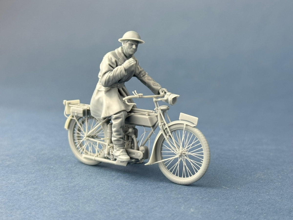 Copper State Models F32-064 British Dispatch Rider on a short break (Motorcycle not included) 1/32 – Bild 2