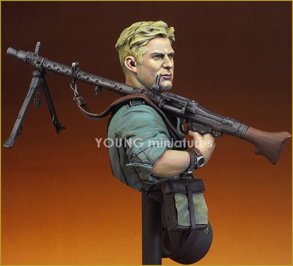 Young Miniatures YM1829 GERMANMG34 GUNNER 1941 1/10 – immagine 8