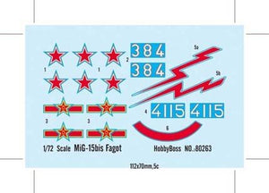 Hobby Boss 80263 MiG-15bis Fagot 1/72 – imagen 2