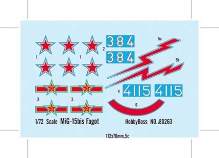 Hobby Boss 80263 MiG-15bis Fagot 1/72 – imagen 2