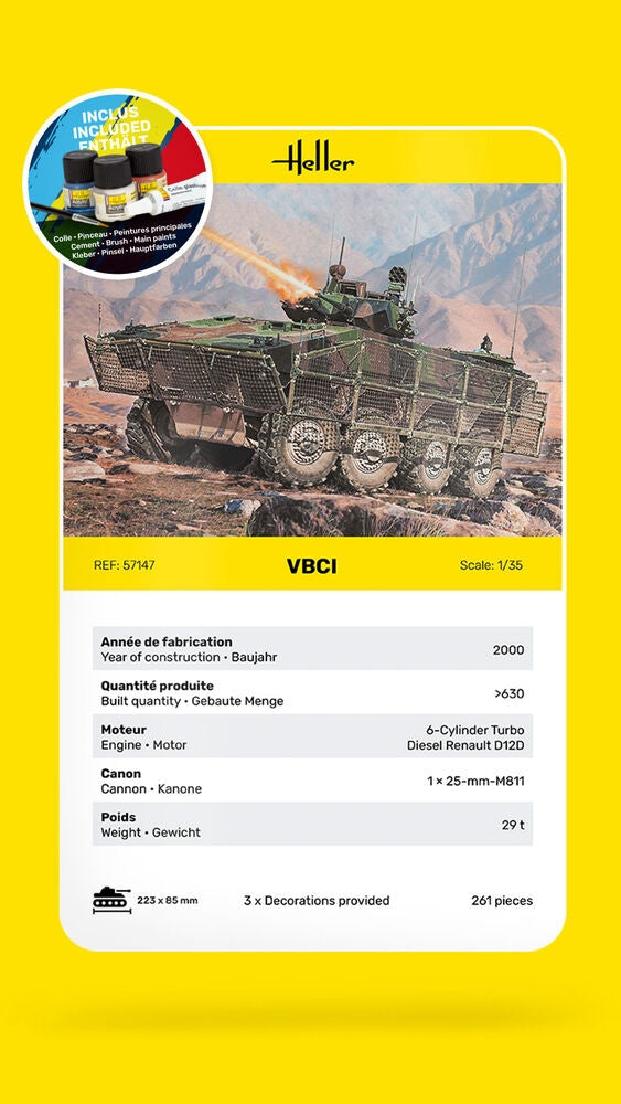 Heller 57147 VBCI - Starter Kit 1/35 – imagen 6