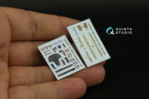 Quinta Studio QD48271 Hs 129B-2 3D-Printed &amp;amp; coloured Interior on decal paper (Hasegawa) 1/48 – imagen 11