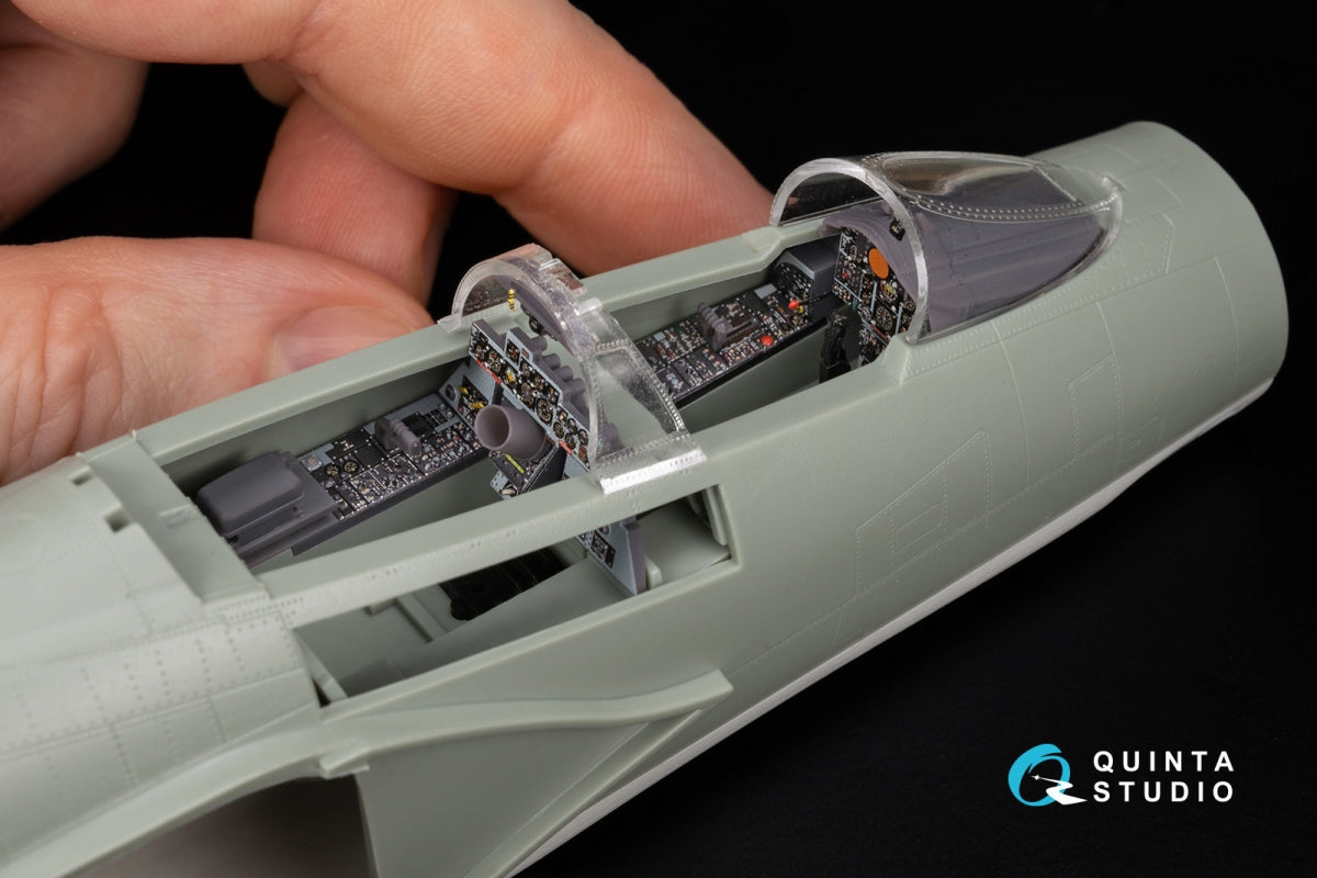 Quinta Studio QDS+48487 F-4C Phantom II 3D-Printed &amp;amp; coloured Interior on decal paper (Academy) (Small version) (with 3D-printed resin parts) 1/48 – imagen 11