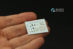 Quinta Studio QD32163 Bf 109G-2/4 3D-Printed &amp;amp; coloured Interior on decal paper (Revell) 1/32 – imagen 5