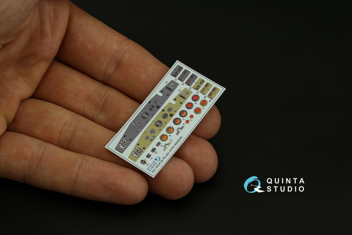Quinta Studio QD35056 Horch 108 typ 40 3D-Printed &amp;amp; coloured Interior on decal paper ( ICM ) 1/35 – immagine 10