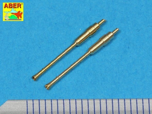 Aber 72L-58 Zestaw 2 luf do KwK 38 / Set of 2 gun barrels KwK 38 1/72 – zdjęcie 2