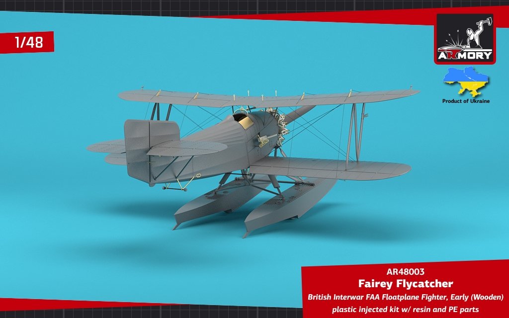 Armory Models 48003 Fairey Flycatcher British FAA Inter-War Floatplane Fighter, on Wooden Floats 1/48 – imagen 9