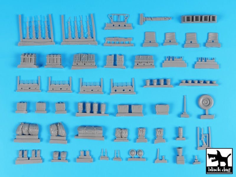 Ensemble d&amp;#39;accessoires Black Dog T35224 pour Jeep SAS britannique en Afrique, échelle 1/35 – image 6