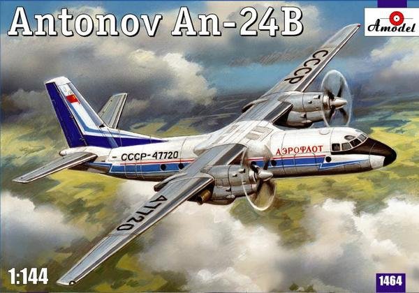 A-Model 01464 Antonov An-24B 1/144