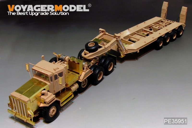 Voyager Model PE35951 Modern US Army M911 C-HET &amp;amp;M747 Heavy Equipment Semi-Trailer For MENG SS-013 1/35 – immagine 6
