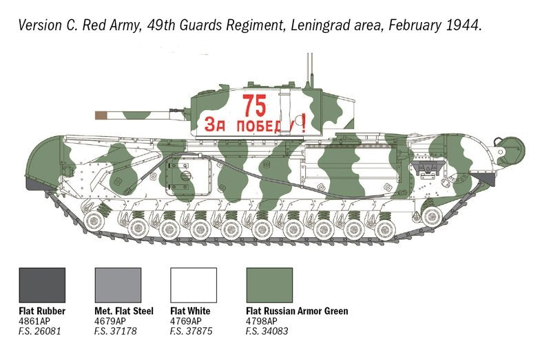 Italeri 7083 Churchill Mk. III 1/72 – imagen 7