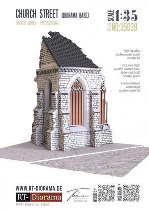 RT-Diorama 35039 Diorama Base: Church Street 1/35 – image 2