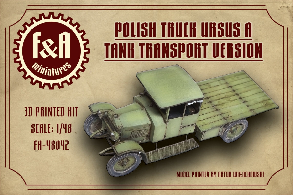 F&amp;amp;A Miniatures FA-48042 Ursus A Tank Transport 1/48