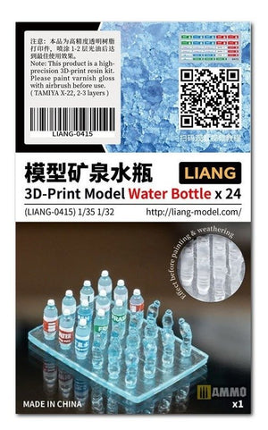 Modèle imprimé en 3D Liang 0415 Bouteille d&amp;#39;eau x 24 1/32 1/35 – image 3