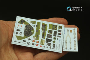Quinta Studio QD32195 F6F-5 Hellcat 3D-Printed &amp;amp; coloured Interior on decal paper (Trumpeter) 1/32 – imagen 5