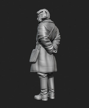 Panzer Art FI35-128 Soviet tank officer in sheepskin coat No.1 1/35 – Bild 4