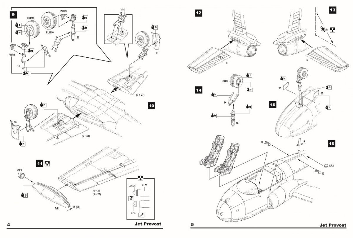 Fly 48017 Jet Provost T.3/T.3A 1/48 – immagine 6