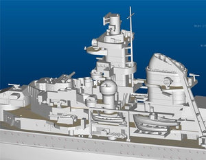 Trumpeter 05776 German Cruiser Admiral Hipper 1941 1/700 – immagine 7