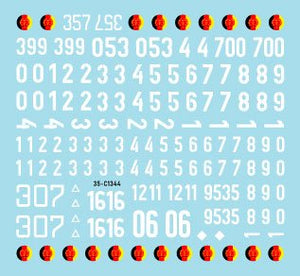 Star Decals 35-C1344 DDR - NVA 3. Numbers &amp;amp; insignia of the East German Nationale Volksarmee 1/35 – zdjęcie 3