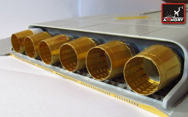 Armory Models peA7210 XB-70 Valkyrie exhaust nozzles Italeri 1/72 – zdjęcie 2