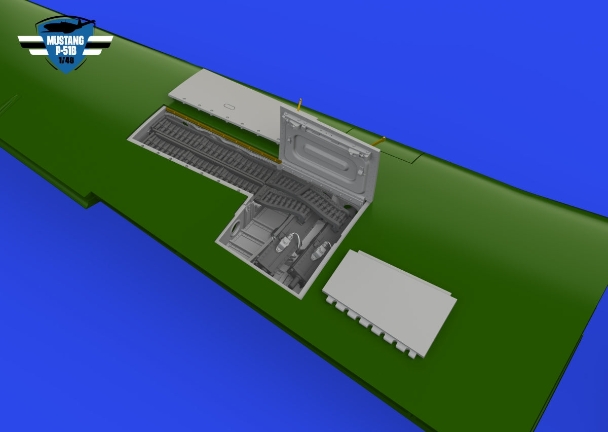 Eduard 648997 P-51B / C gun bays PRINT EDUARD 1/48 – imagen 3