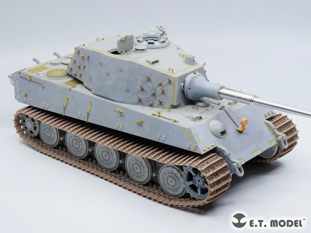 ET Model P35-069 Chenille fonctionnelle simple KingTiger allemand de la Seconde Guerre mondiale (18 dents, version tardive) (Impression 3D) 1/35 – image 10