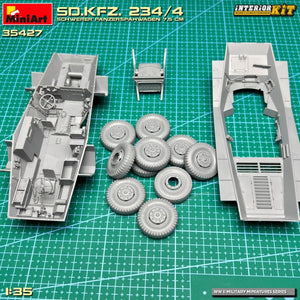 MiniArt 35427 Sd.Kfz. 234/4 SCHWERER PANZERSPÄHWAGEN 7,5 cm. KIT INTÉRIEUR 1/35 – image 6