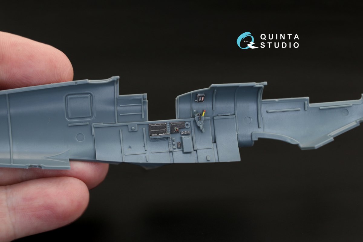 Quinta Studio QD48119 Spitfire Mk.IX 3D-Printed &amp;amp; coloured Interior on decal paper (for Eduard kit) 1/48 – zdjęcie 4
