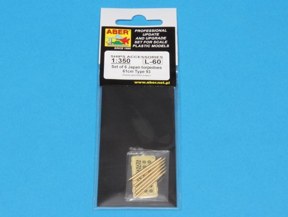 Aber 350L-60 Coffret de 6 torpilles japonaises 61 cm Type 93 (1/350) – image 6