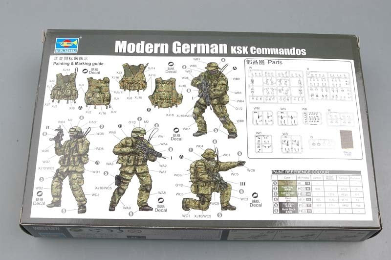 Trumpeter 00422 Modern German KSK Commandos 1/35 – image 2