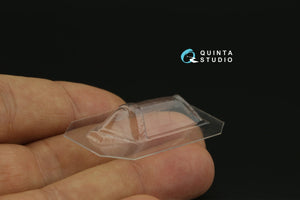 Quinta Studio QC72122 P-47D Thunderbolt Razorback vacuumed clear canopy (Tamiya) 1/72 – Bild 3