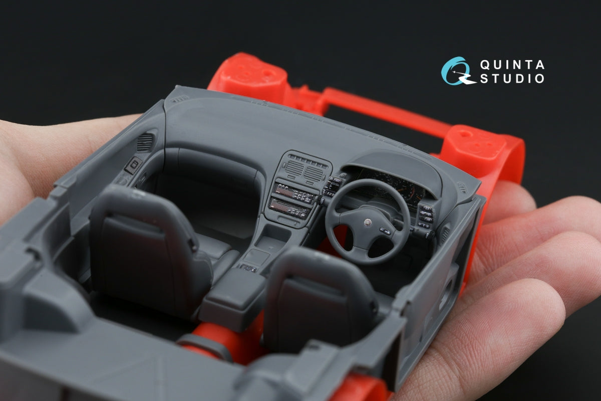 Quinta Studio QD24020 Nissan Fairlady 300ZX Z32 3D-Printed coloured Interior on decal paper (Hasegawa) 1/24 – imagen 14