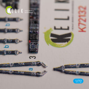 KELIK K72132 UH-2C SEASPRITE - interior 3D decals for Clear Prop kit 1/72 – imagen 3