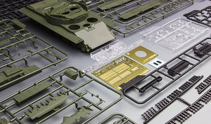 Meng Model TS-010 RUSSIAN TERMINATOR FIRE SUPPORT COMBAT VEHICLE BMPT w/KMT-8 1/35 – zdjęcie 3