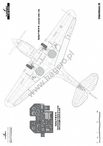 Kagero 7037 Curtiss P-40 F,K,L,M,N models EN/PL – Bild 4
