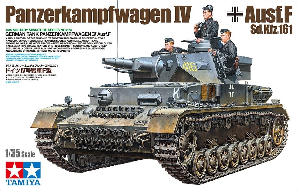 Tamiya 35374 Panzerkampfwagen IV Ausf. F 1/35 – imagen 2