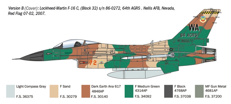 Italeri 35105 F-16C Fighting Falcon - WAR THUNDER 1/48 – immagine 21